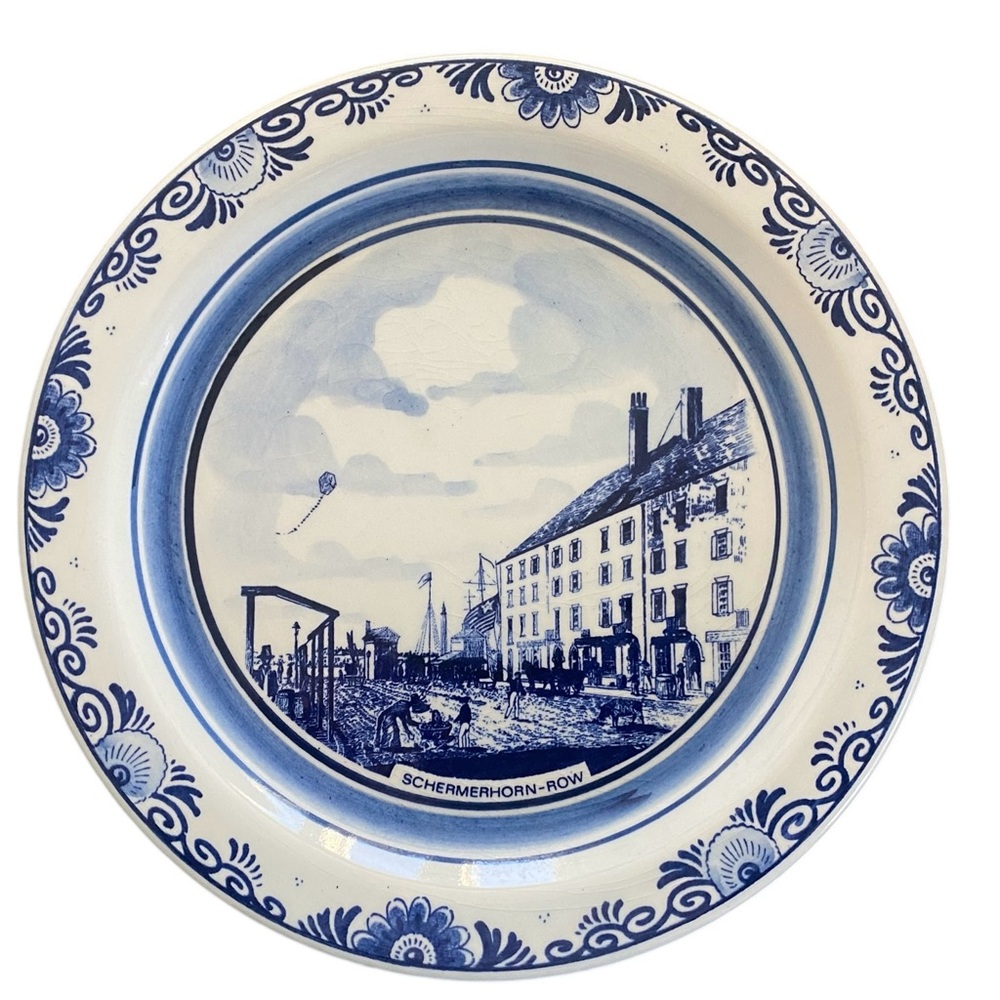 Blue Delfts Hand Painted Schermerhorn-Row